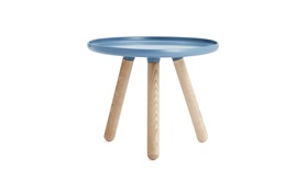 Tablo tables small blue frontview on a white background